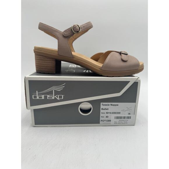Dansko TESSIE NAPPA Women's NEW Sandal Beige EU Size 40 (5014-650300) - Picture 11 of 11